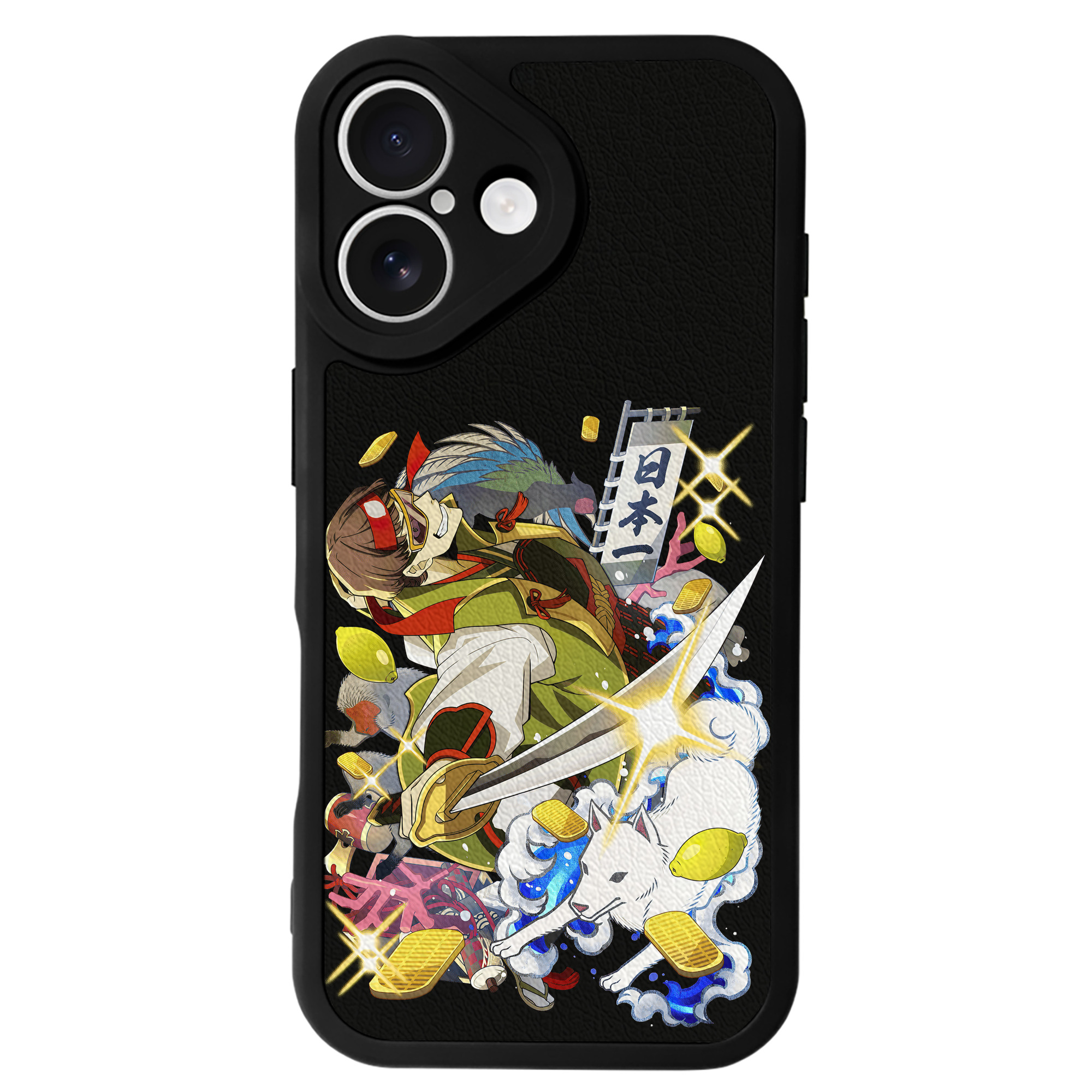（画像用） 文豪ストレイドッグス Bungo Stray Dogs 【iPhone 16シリーズ対応】シリコンスマホケース（レザー調） 材質：シリコン